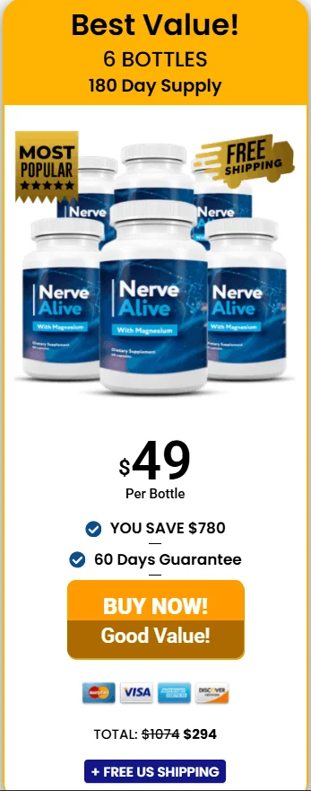 Nerve Alive 6 bottles